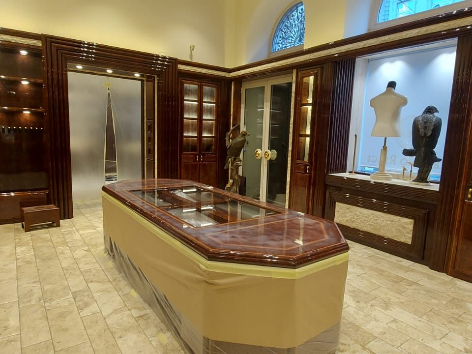 Refitting per boutique di lusso